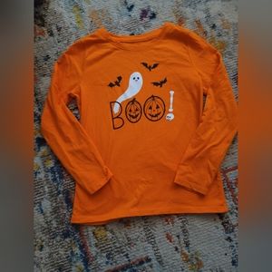Girls Cat & Jack Halloween Shirt - Size 6/6X